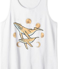 Humpback Whale With Space Art Aquatic Mammal Whale Watching Tank Top